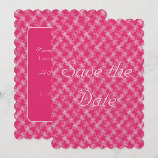 Kuss der ersten Liebe Save the Date (Vorne/Hinten)