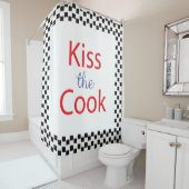 Kuss der Koch Duschvorhang (Beispiel)