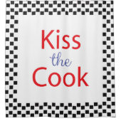 Kuss der Koch Duschvorhang (Vorderseite)