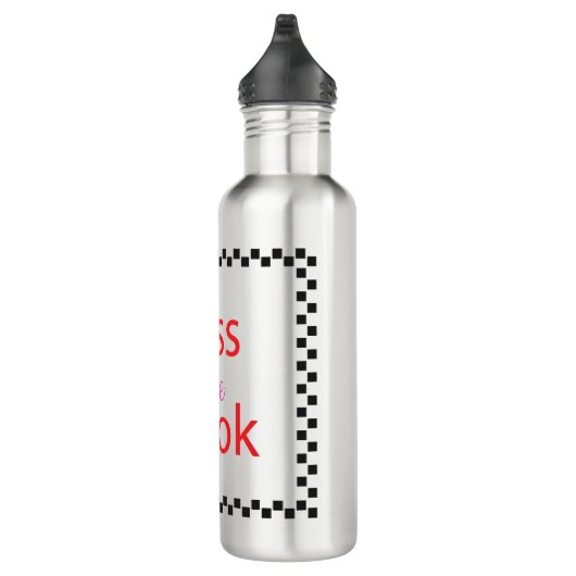 Kuss der Koch Edelstahlflasche (Rechts)