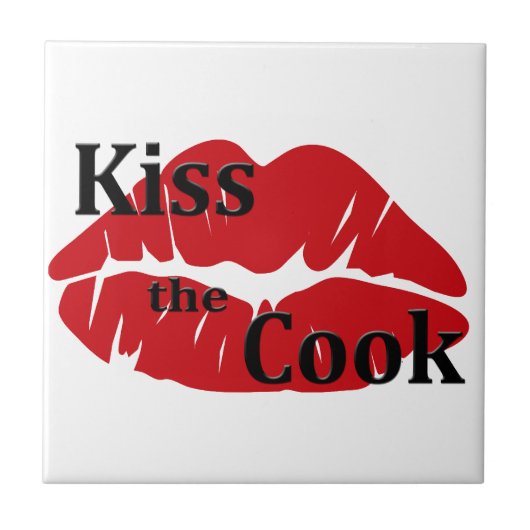 Kuss der Koch Fliese (Vorderseite)