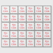 Kuss der Koch Geschenkpapier (Flach)