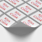 Kuss der Koch Geschenkpapier (Ecke)