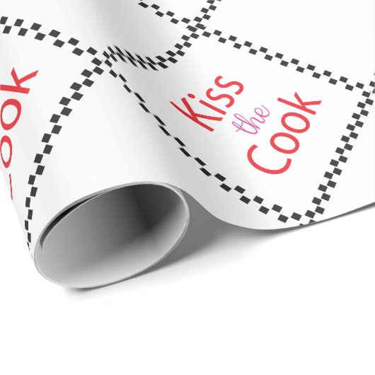 Kuss der Koch Geschenkpapier (Rolleneckpunkt)