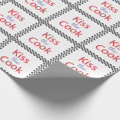 Kuss der Koch Geschenkpapier (Ecke)