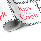 Kuss der Koch Geschenkpapier (Rolleneckpunkt)
