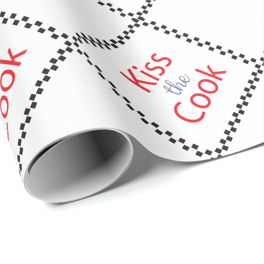 Kuss der Koch Geschenkpapier (Rolleneckpunkt)