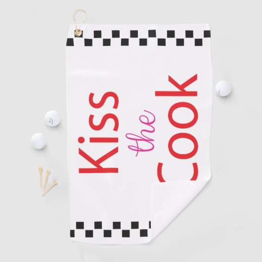 Kuss der Koch Golfhandtuch (Insitu)