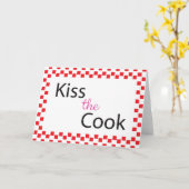 Kuss der Koch Karte (Gelbe Blume)