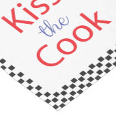 Kuss der Koch Kurzer Tischläufer (Ecke)