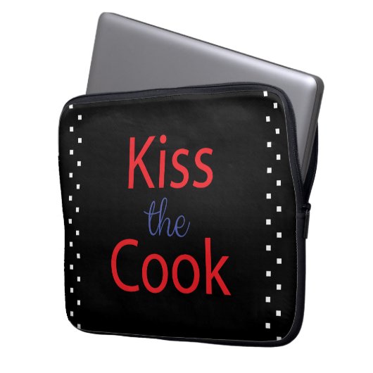 Kuss der Koch Laptopschutzhülle (Vorderseite Links)