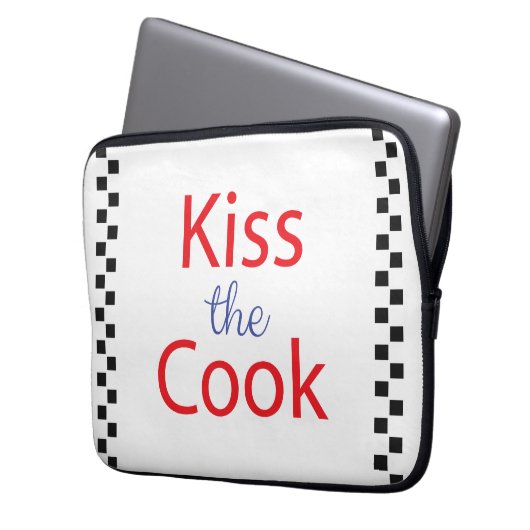 Kuss der Koch Laptopschutzhülle (Vorderseite Links)