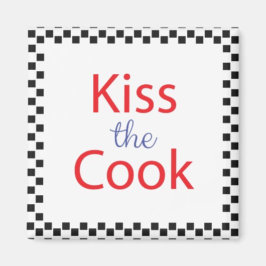 Kuss der Koch Magnet (Vorne)