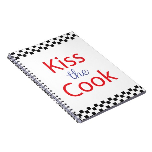 Kuss der Koch Notizblock (Rechte Seite)