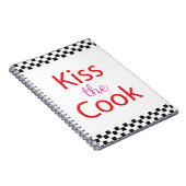 Kuss der Koch Notizblock (Rechte Seite)