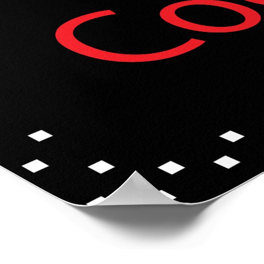 Kuss der Koch Poster (Ecke)