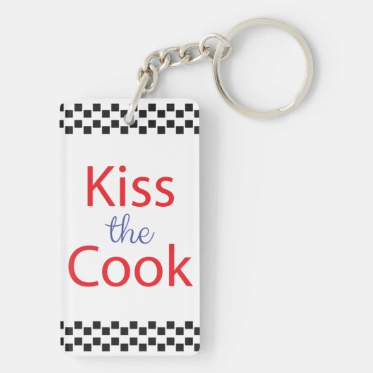 Kuss der Koch Schlüsselanhänger (Rückseite)