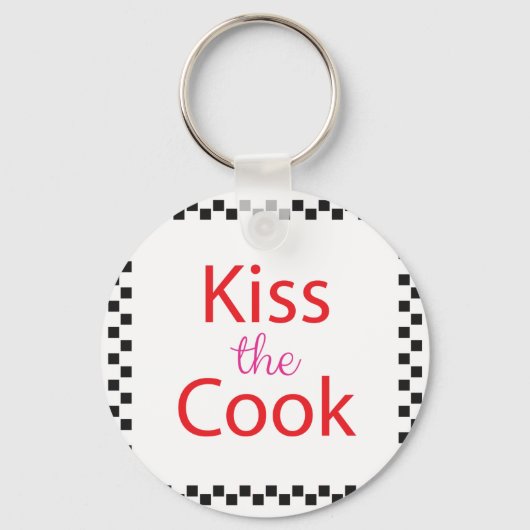 Kuss der Koch Schlüsselanhänger (Vorderseite)