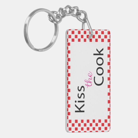 Kuss der Koch Schlüsselanhänger (Vorderseite links)