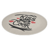 Kuss der Koch Schneidebrett (Ecke)