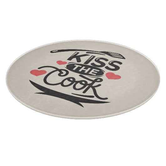 Kuss der Koch Schneidebrett (Ecke)