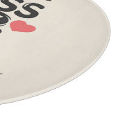 Kuss der Koch Schneidebrett (Ecke)