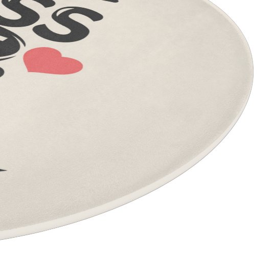 Kuss der Koch Schneidebrett (Ecke)