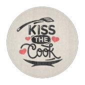 Kuss der Koch Schneidebrett (Vorderseite)