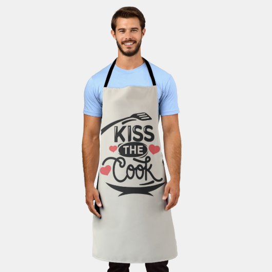 Kuss der Koch Schürze (Getragen)