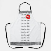 Kuss der Koch Schürze (Vorderseite)