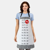 Kuss der Koch Schürze (Getragen)