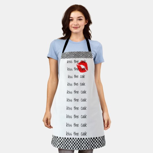 Kuss der Koch Schürze (Getragen)