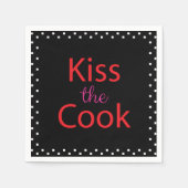 Kuss der Koch Serviette (Vorderseite)