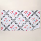 Kuss der Koch Strandtuch (Vorderseite)