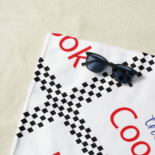 Kuss der Koch Strandtuch (Beispiel)