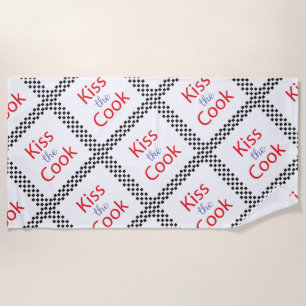 Kuss der Koch Strandtuch