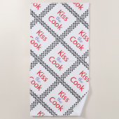 Kuss der Koch Strandtuch (Vorderseite)