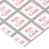 Kuss der Koch Tischdecke (Schrägansicht)