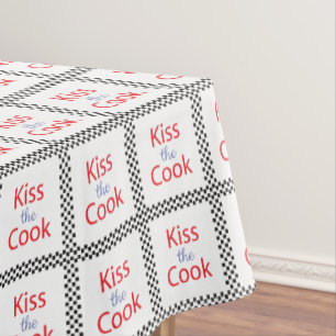 Kuss der Koch Tischdecke