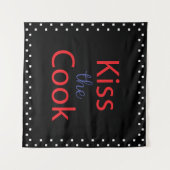 Kuss der Koch Wandteppich (Vorderseite (Horizontal))