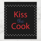 Kuss der Koch Weinetikett (Einzelnes Label)