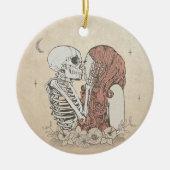 Kuss der Liebe des Todes Weihnachtsfeiertag Keramik Ornament (Vorne)