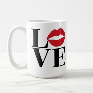 Kuss der Liebe: Red Lips Edition Tasse