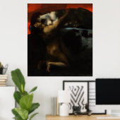 Kuss der Sphinx von Franz von Stuck Poster (Heimbüro)