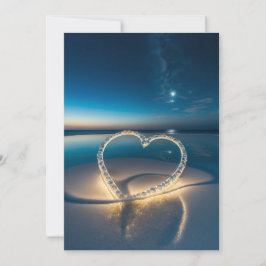 Kuss der Sternenleuchte: Crystal Starry Night Wedd Einladung