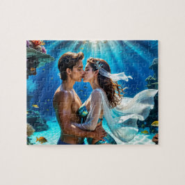 Kuss der Unterwasserliebenden Puzzle