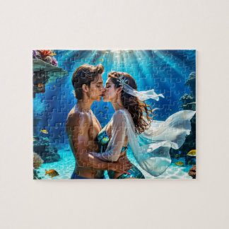 Kuss der Unterwasserliebenden Puzzle
