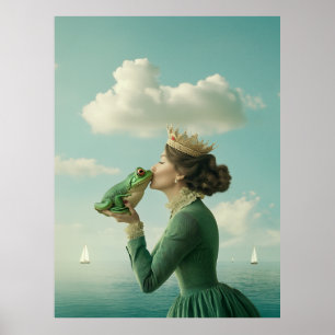 Kuss des Froschprinzen Poster