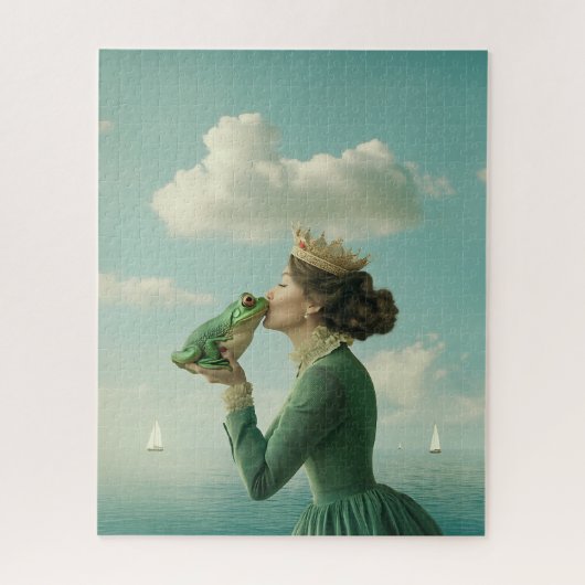 Kuss des Froschprinzen Puzzle (Vertikal)