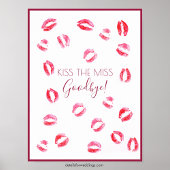 Kuss die Miss Game | Papierplakat Poster